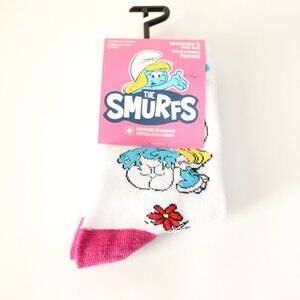 ❄️5/$25🎄 Peyo Smurfette & Smurf Socks One Size